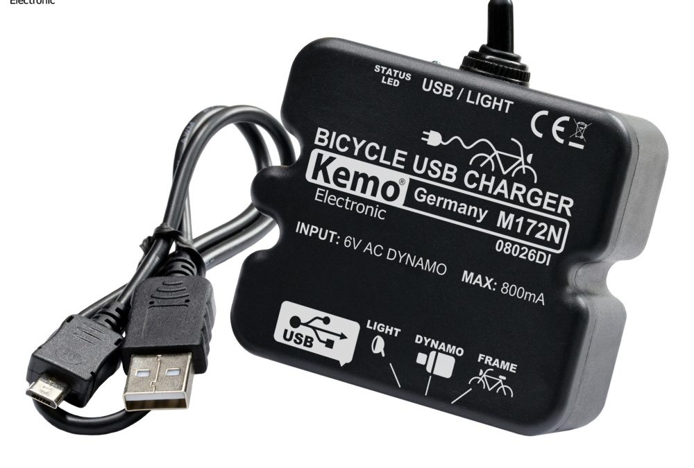 Ładowarka rowerowa USB na dynamo