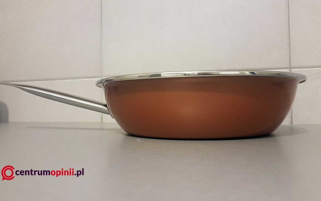 Patelnia kamienna Delimano Stone Legend CopperLUX opinie